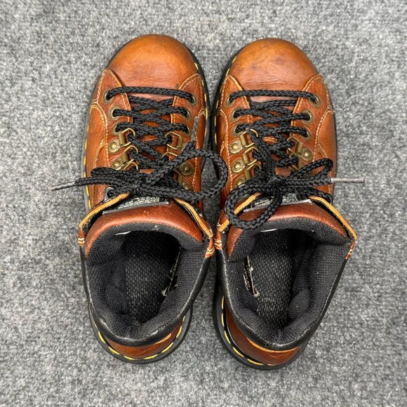 Dr. Martens Teak Safety Boots‎ Made in England  Men\'s 6 Brown Leather Steel Toe